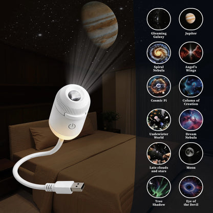 USB Starry Night Light, Suitable for Home Scenes, Small Footprint, Clear Projection. Usb Charging Lampara Usb C Rechargeable Tiktokshopspringglowup